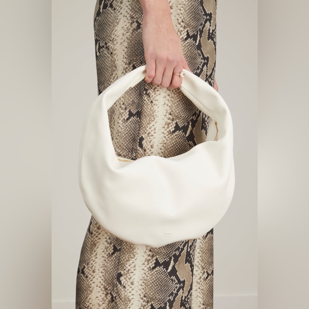 KHAITE Olivia Medium Leather Hobo Bag